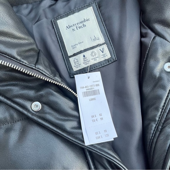 Abercrombie & Fitch vegan leather vest - Picture 4 of 6